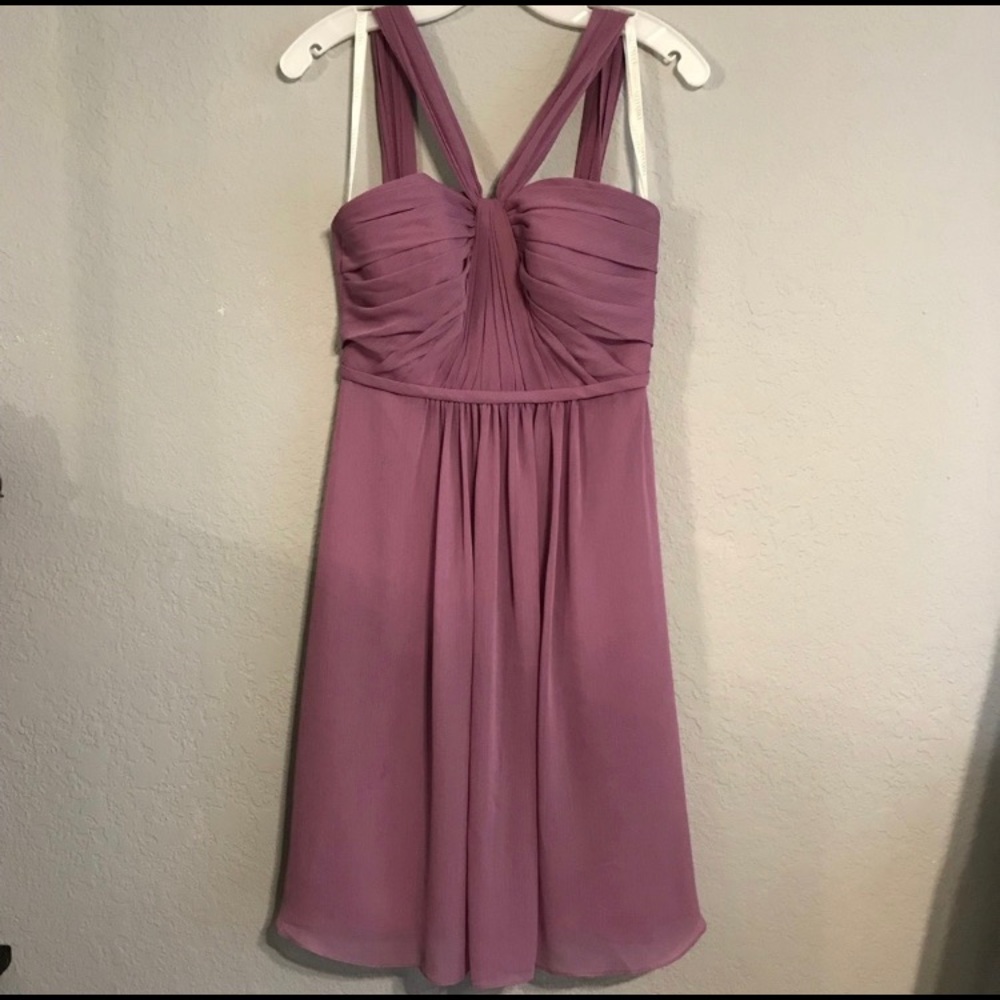 Y neck dress